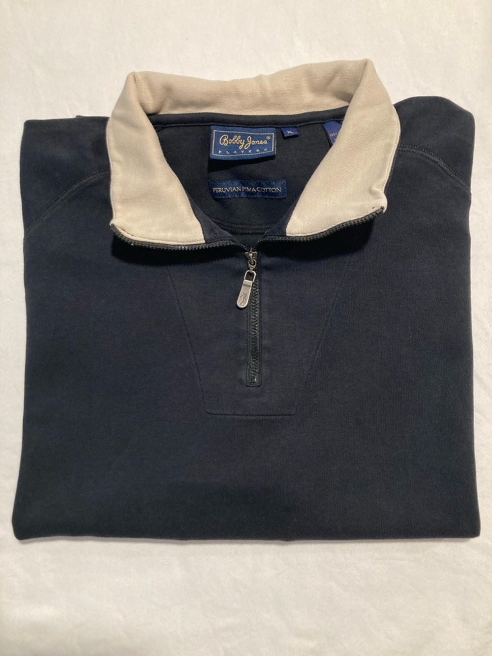 Booby Jones Players Men’s Half-Zip Pullover - Peruvian Pima Cotton (097)